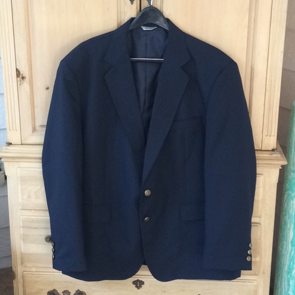 Maxwell Park Navy Sport Coat - M 48 R